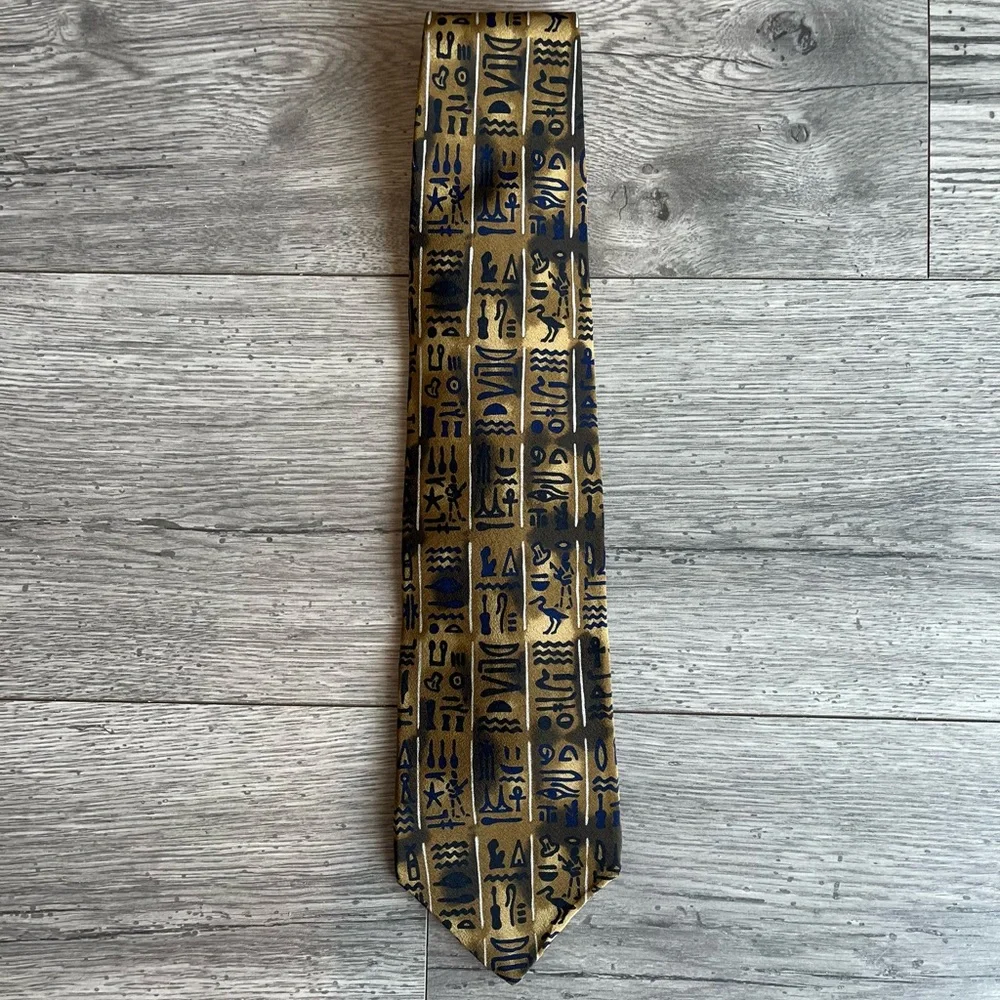 Grateful Dead Sphinx Theatre Fourth Set Men’s Neck Tie Abstract Silk Vintage 90s